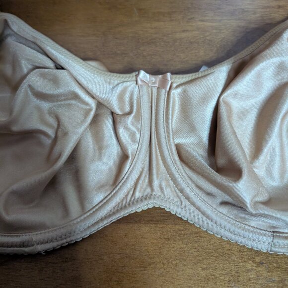 Prima Donna Satin Women’s Non-Padded Full Cup Seamless Tan Cognac 36DDD Bra - Picture 2 of 8